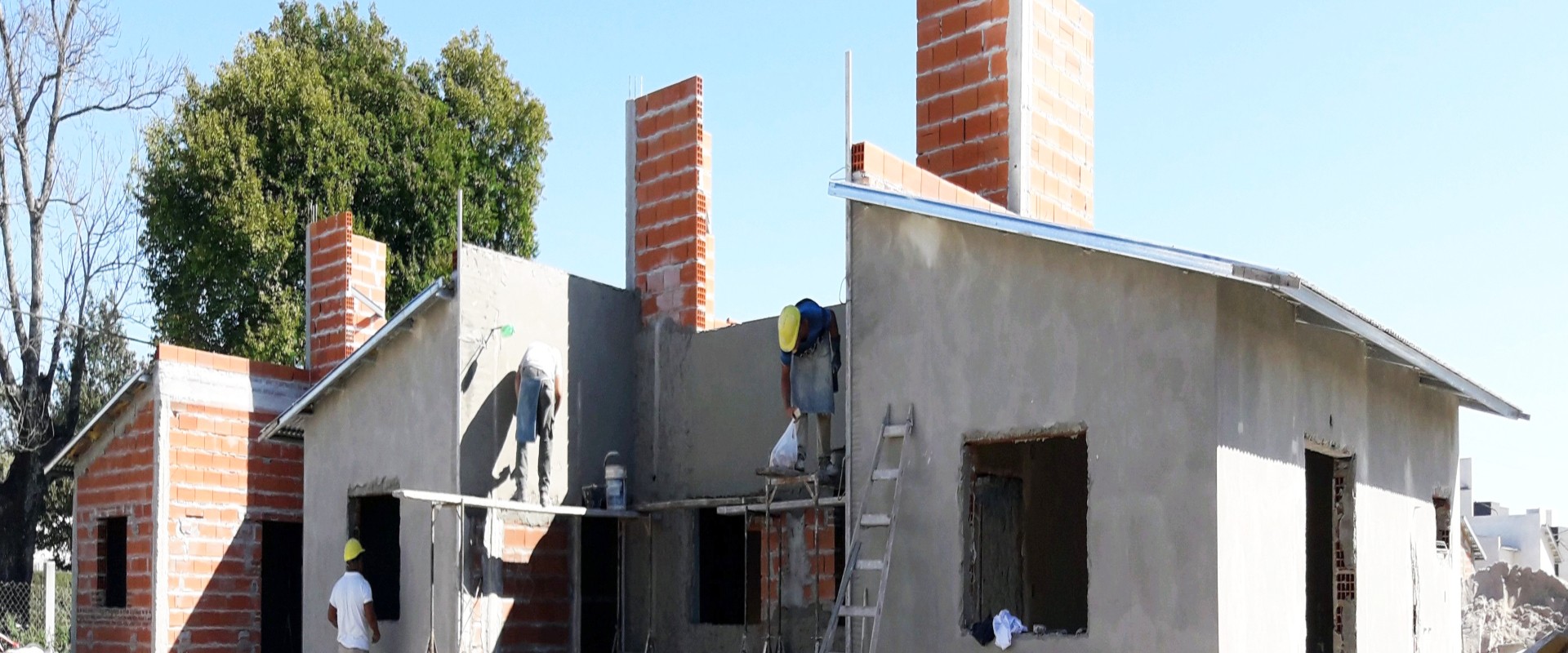Está en marcha la obra de 10 viviendas en Ceibas con recursos provinciales