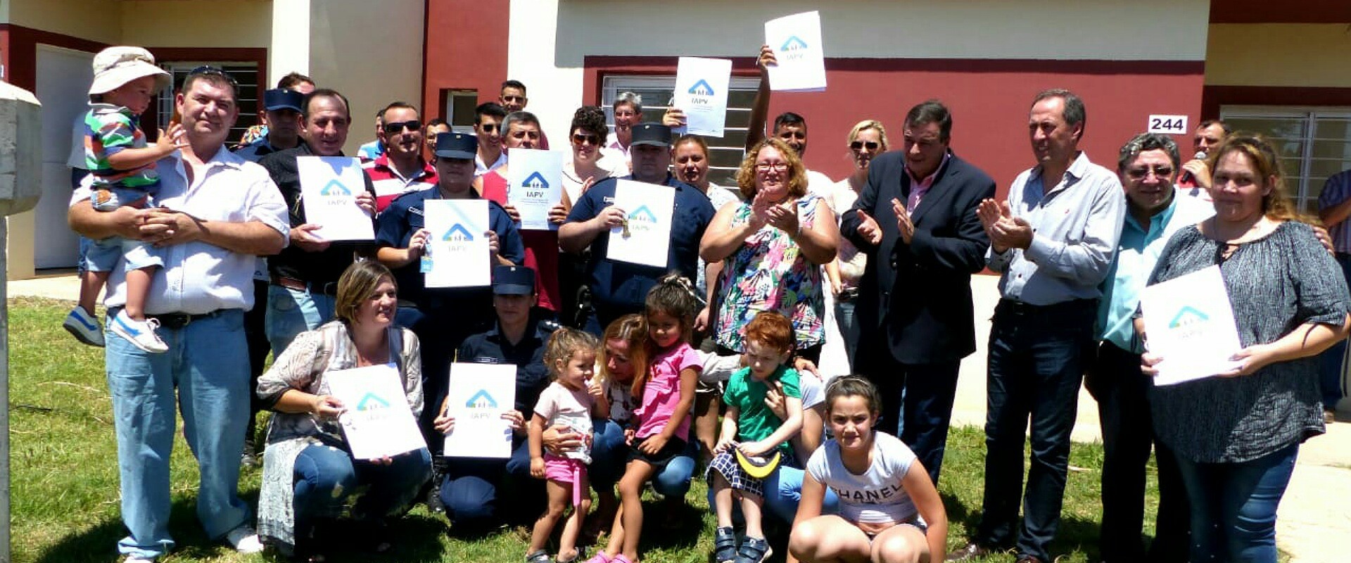 Cuentan su casa propia 36 familias de policías de Colón
