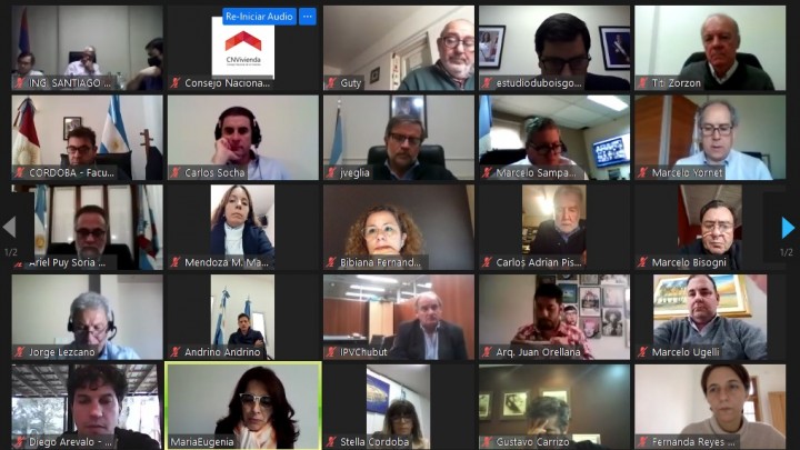 Entre Ríos participó de reunión del  Consejo Nacional de la Vivienda