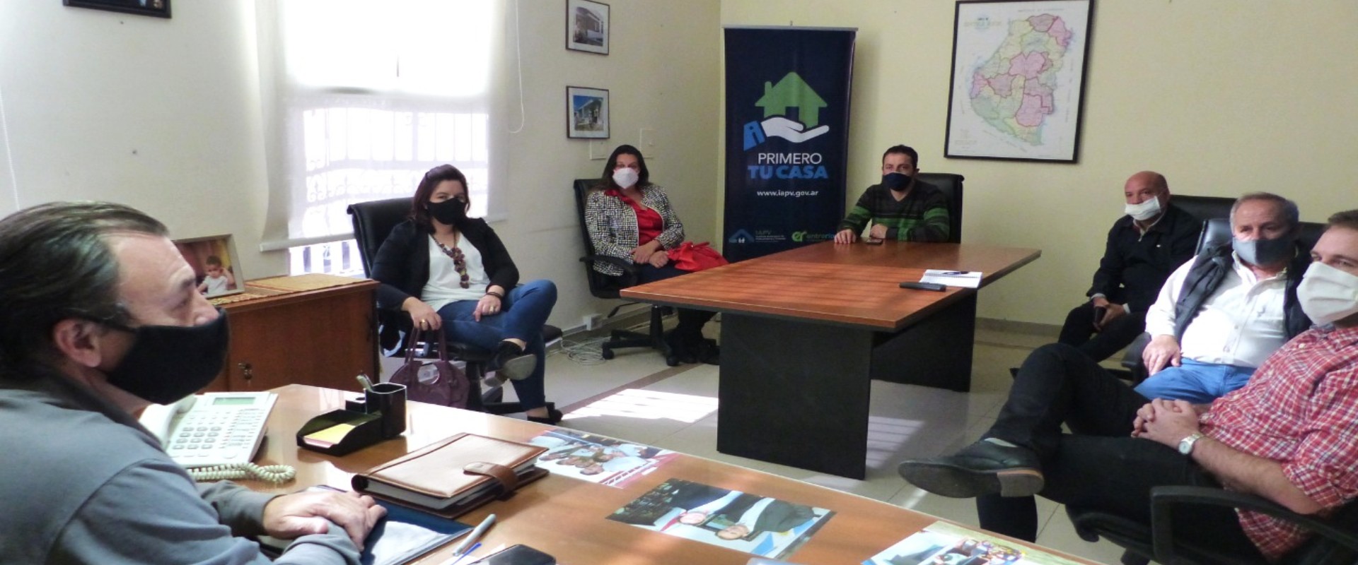 La provincia trabaja en soluciones habitacionales para los departamentos La Paz,  Paraná y Uruguay