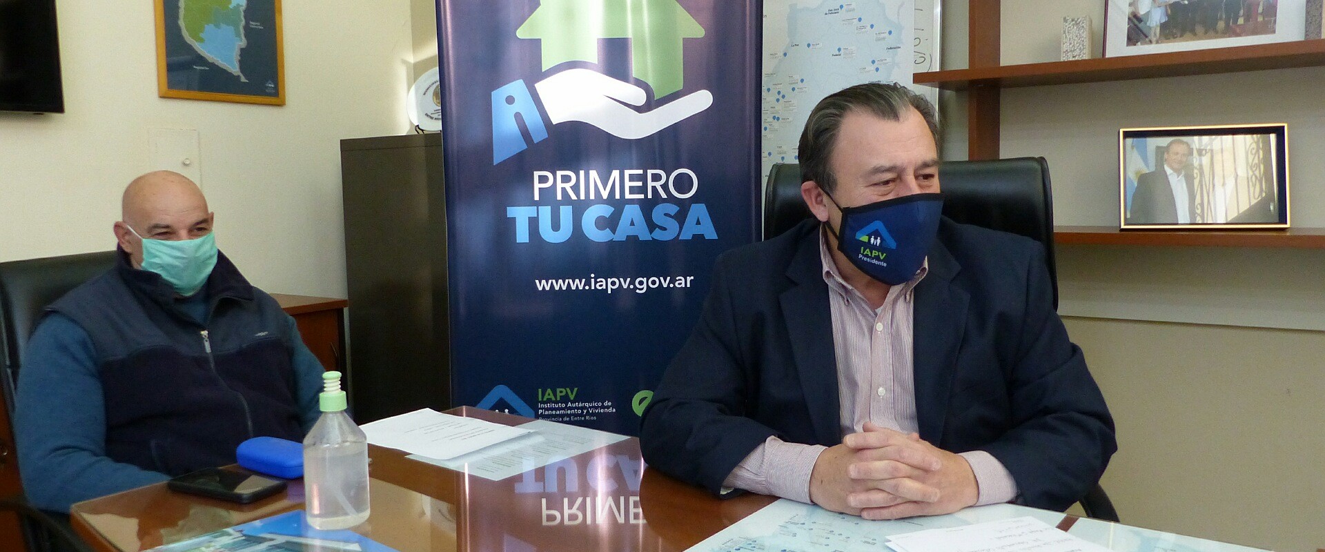 Gestionan la ejecución de viviendas sociales para el departamento Tala