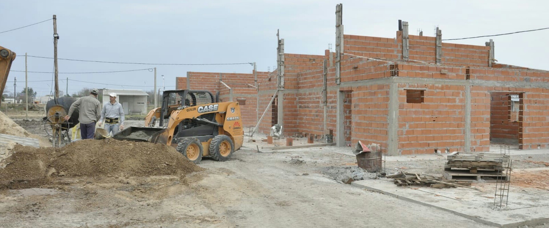 La ejecución de nuevas viviendas progresa en tres localidades entrerrianas
