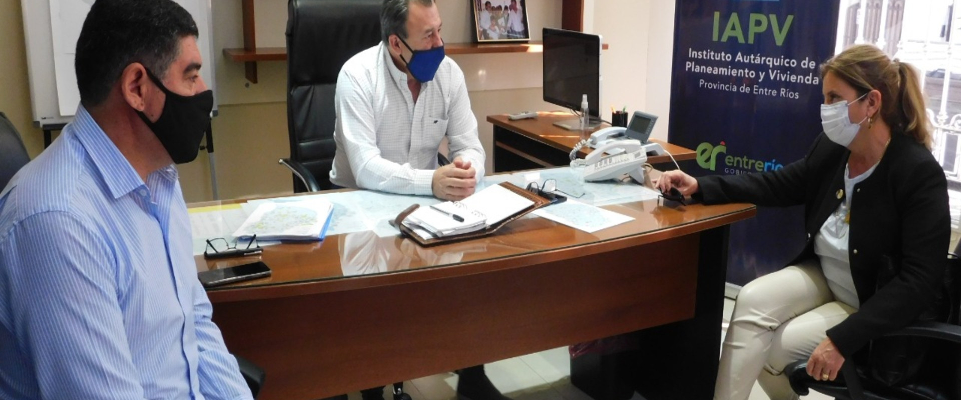 Gestionan nuevas viviendas para comunas y juntas de gobiernos del departamento Diamante