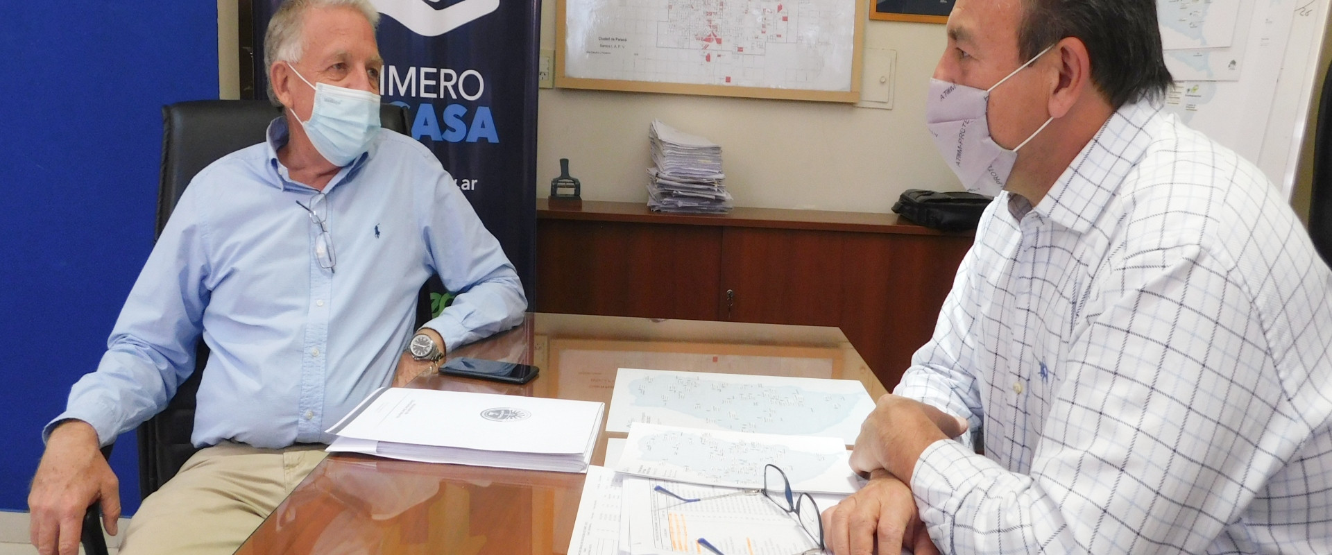La provincia trabaja en soluciones habitacionales para Federación, Diamante, Tala e Islas