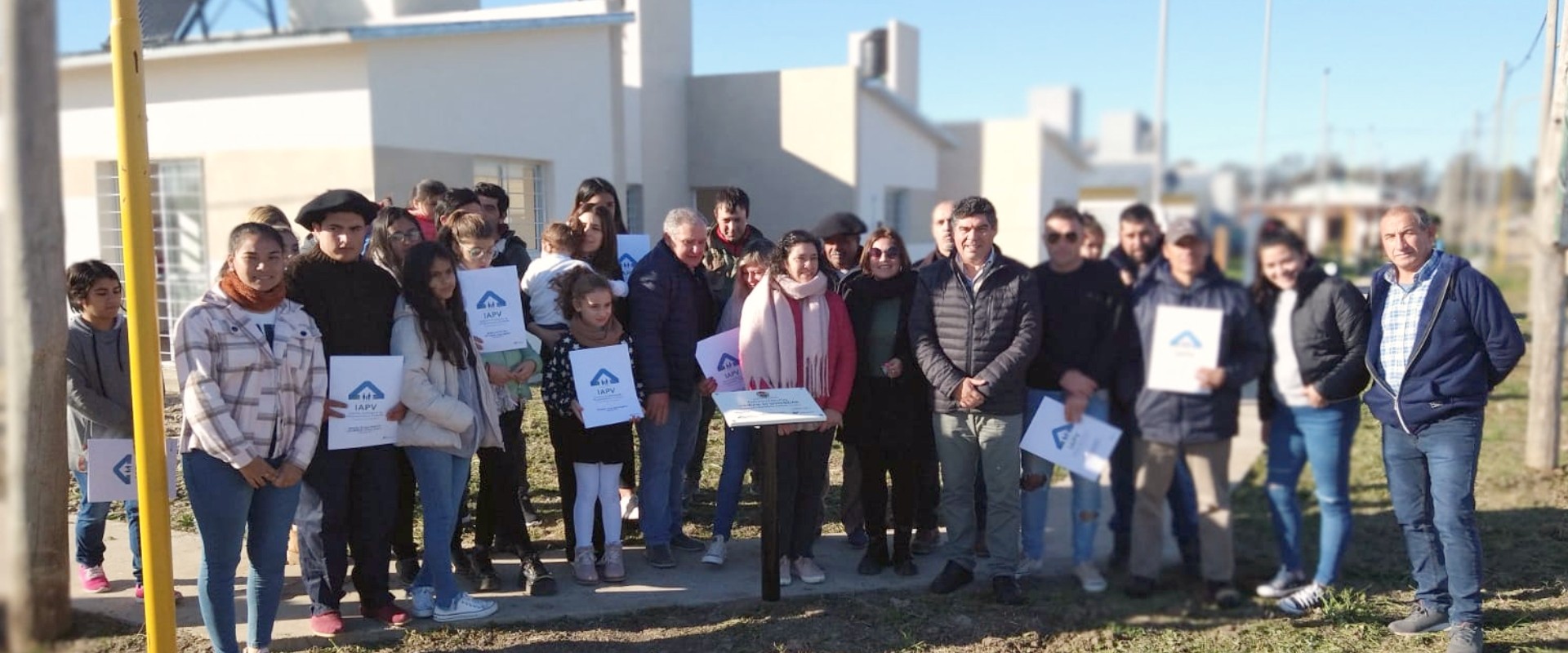 Se inauguraron nuevas viviendas del IAPV en Ceibas con fondos provinciales
