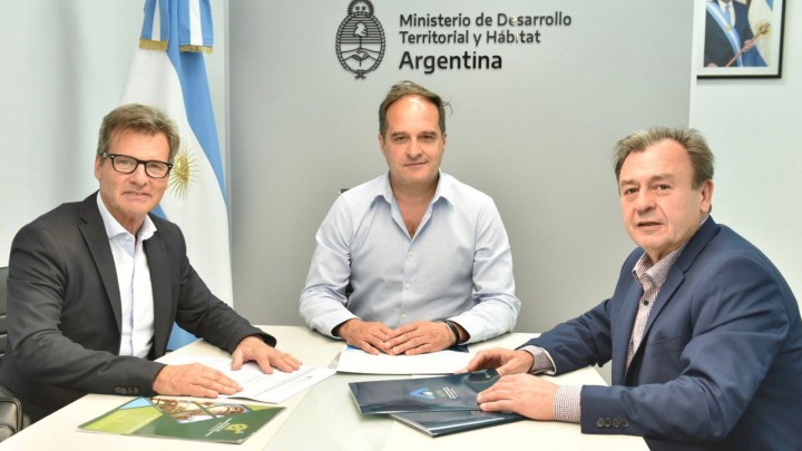 Evaluaron los programas habitacionales en Entre Ríos con el nuevo ministro nacional de Hábitat