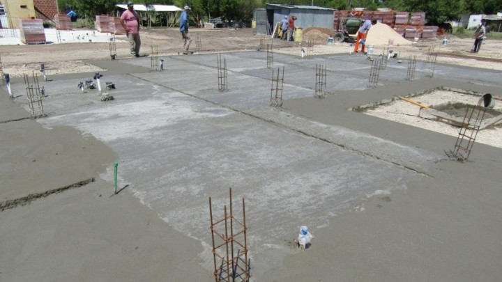 Comenzó la construcción de nuevas viviendas en Estación Sosa con recursos provinciales