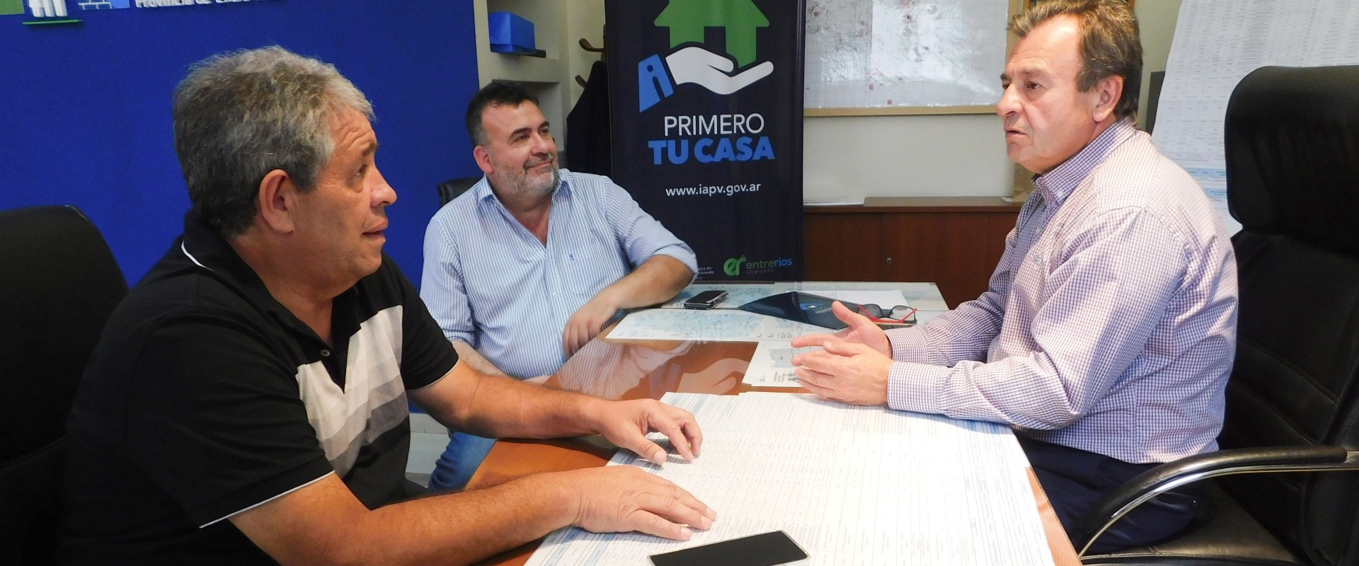 Evaluaron la política habitacional con representantes de Uocra