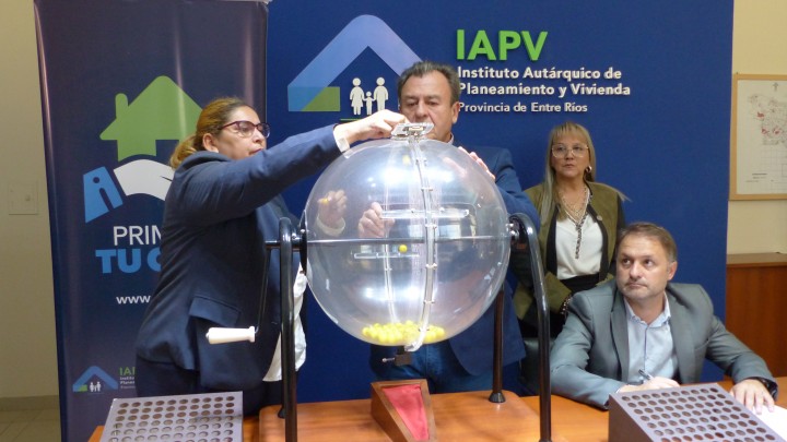 Resultados del sorteo de vivienda complementario para Villa Elisa