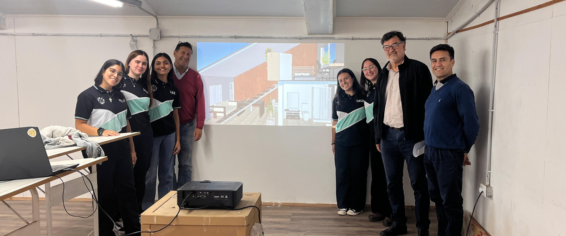 Estudiantes presentaron al IAPV una propuesta de viviendas aptas para los préstamos actuales