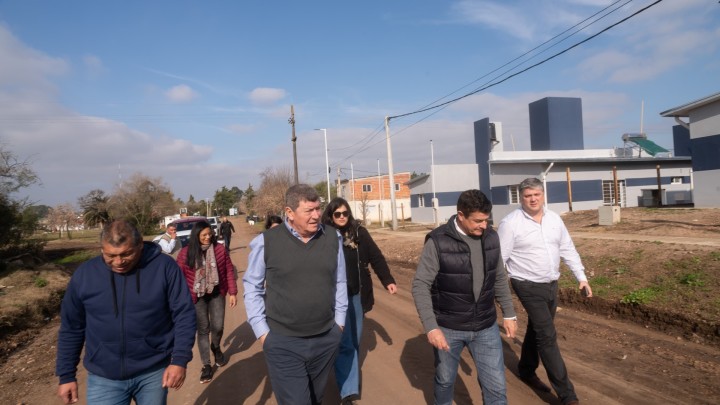 Presentan un gran avance las viviendas que se ejecutan en Pueblo Liebig