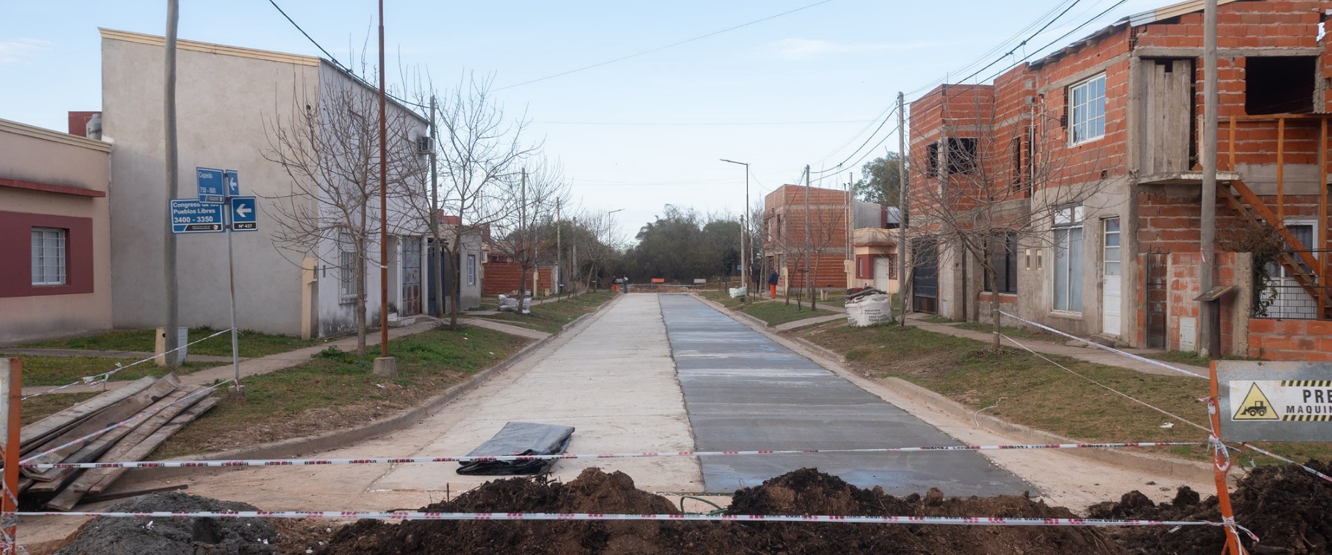 Avanza importante obra de pavimento en Concepción del Uruguay