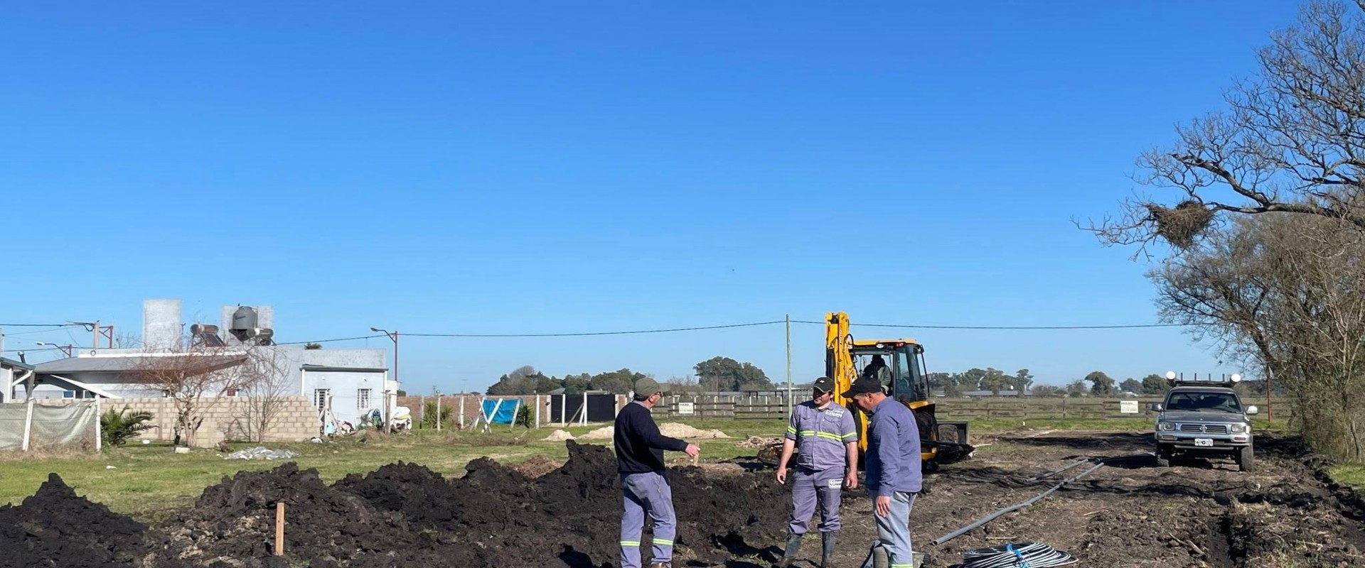 Comenzaron las obras de infraestructura urbana en Santa Anita