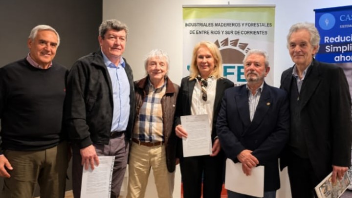La provincia firm&oacute; un convenio para impulsar la construcci&oacute;n de viviendas con madera en Entre R&iacute;os